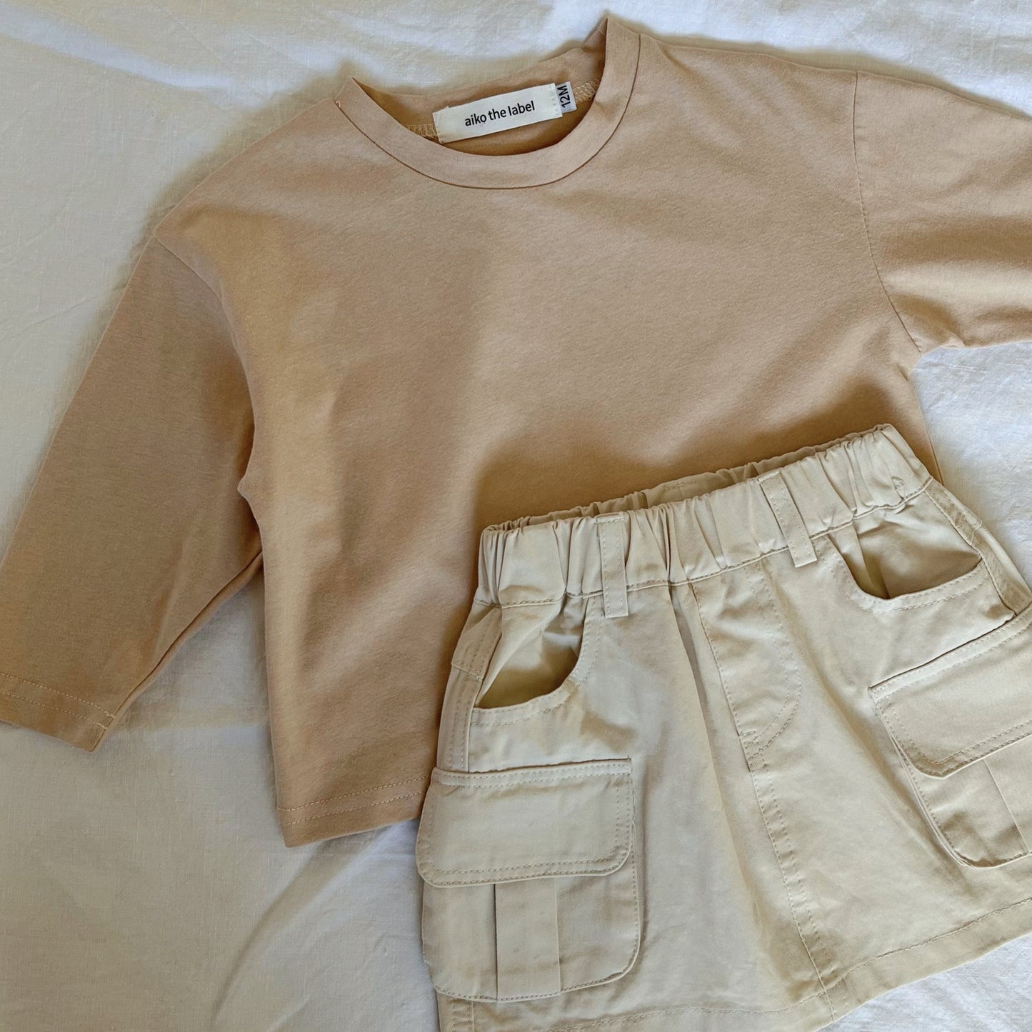Long Sleeve Top- Beige