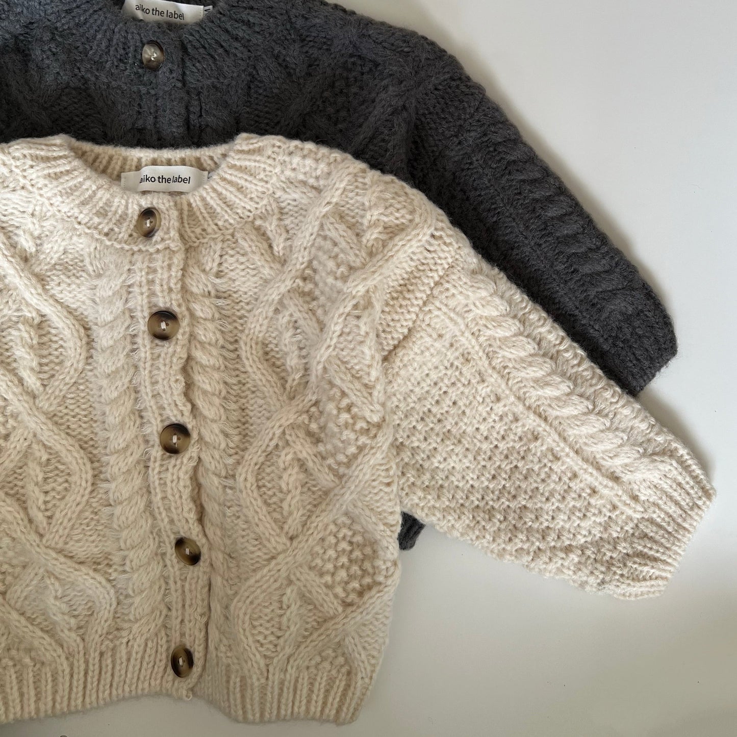 Knit Cardigan - Beige