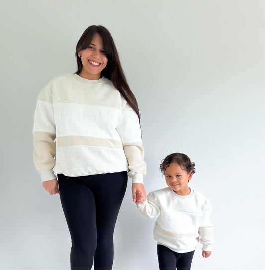 Breastfeeding Classic Sweatshirt - grey/beige