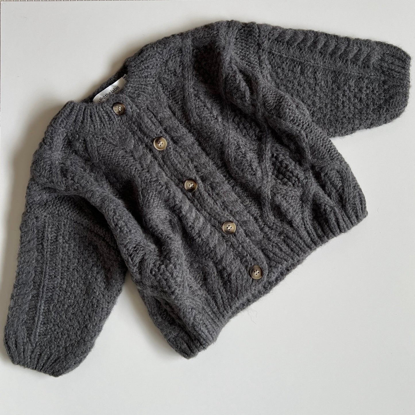 Knit Cardigan - Grey